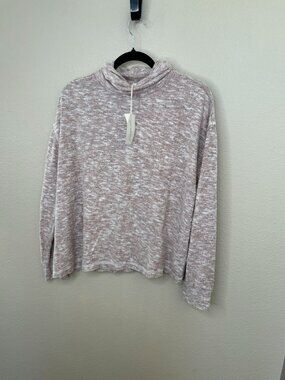 Universal Thread Womens Hooded Pullover Long-Sleeve Sweater NEW XL Pink Marled